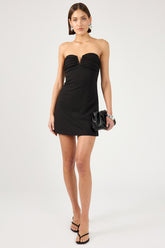 Black Royale Corset Mini Dress
